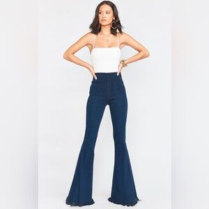 Show Me Your MuMu Blue Flare Jeans